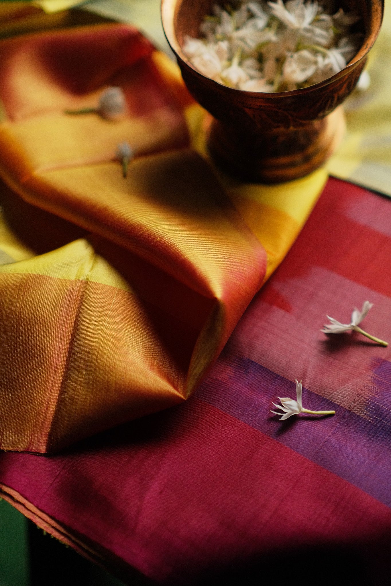 Mix Colour Ikkat Silk